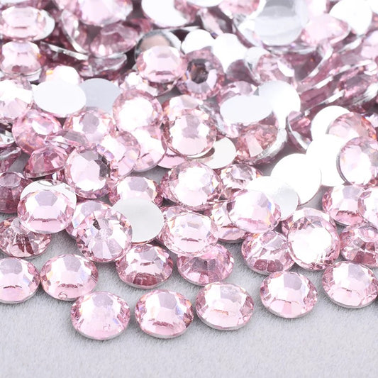 Pink Ice Resin Rhinestones( SS 20) 5 MM