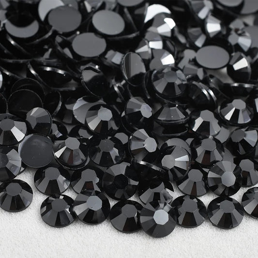 Black ice Resin Rhinestones (SS 6) 2 MM