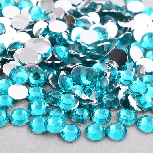 Aqua  Resin Rhinestones (SS 10) 3MM