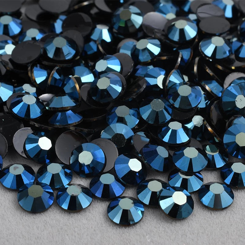 Galaxy Blue Resin Rhinestones( SS 6) 2 MM