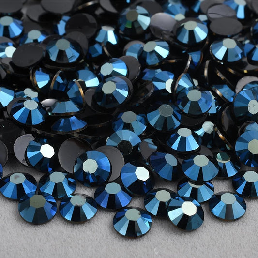 Galaxy Blue Resin Rhinestones( SS 6) 2 MM