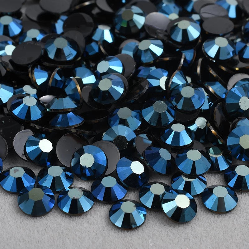 Galaxy Blue Resin Rhinestones (SS 10) 3 MM