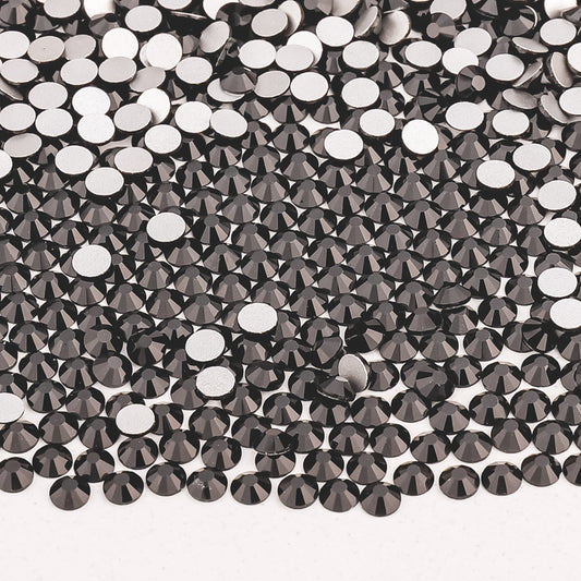 Blackglass Rhinestones ( SS 30) 6MM